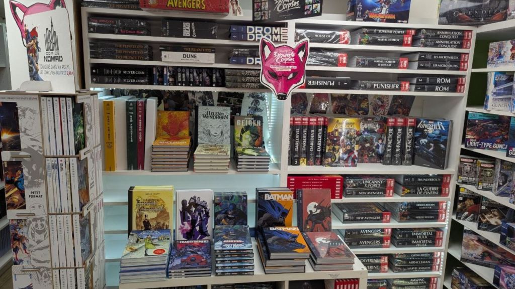 Pulp's Bordeaux comic book store