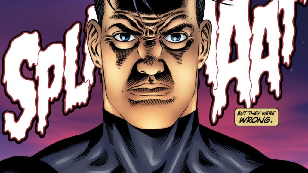Punisher Watching Carlo Gnucci Fall to Death