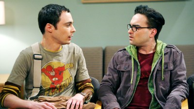 Sheldon and Leonard on The Big Bang Theory