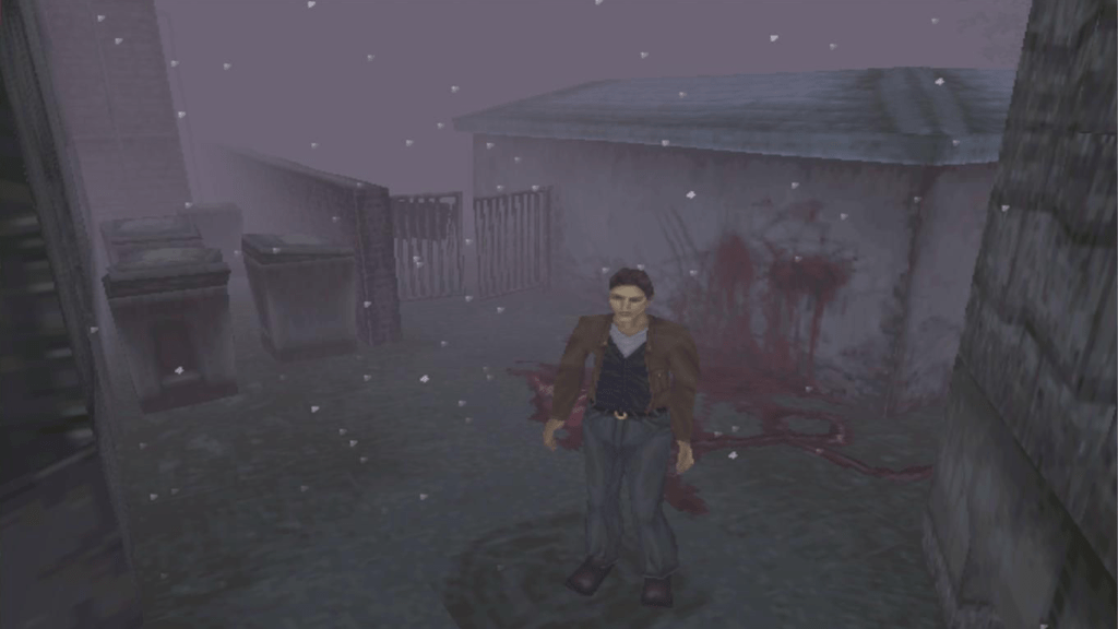 A screenshot from Silent Hill on the PlayStation.