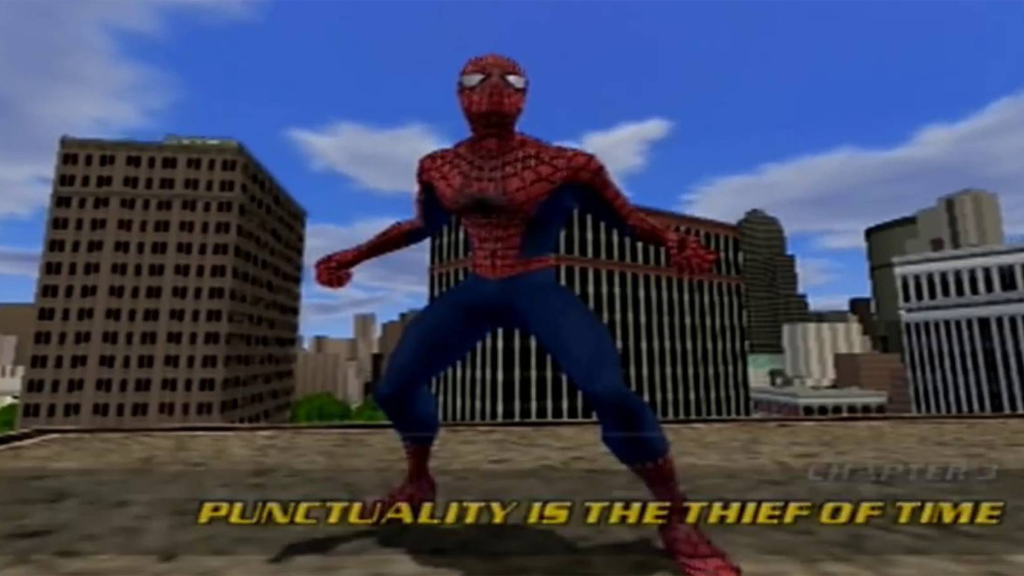 A screenshot from Spider-Man 2.
