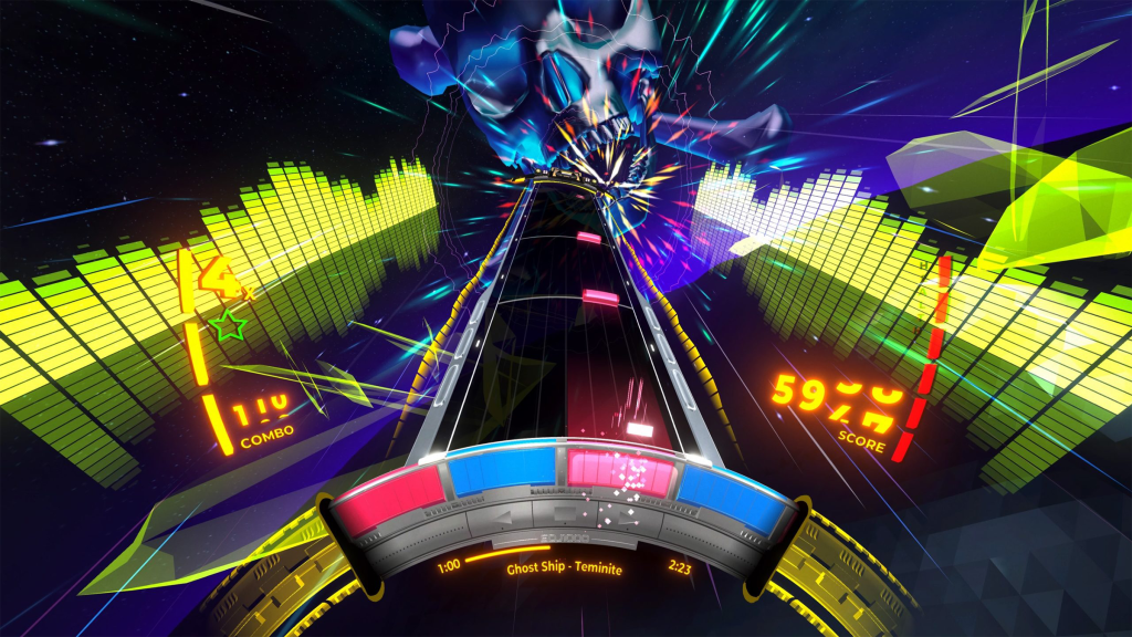 A screenshot from Spin Rhythm XD (2024) on Steam.