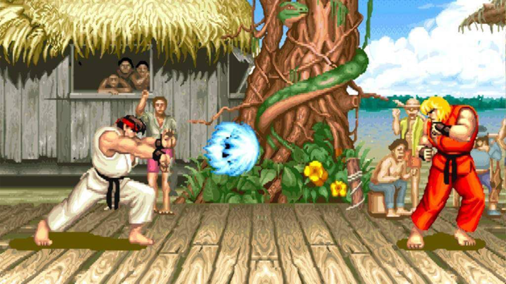 A screenshot from Street Fighter II: The World Warrior.