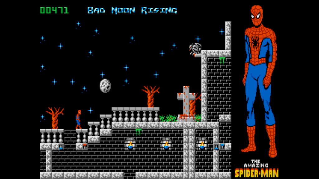 A screenshot from Spider-Man: Friend or Foe.