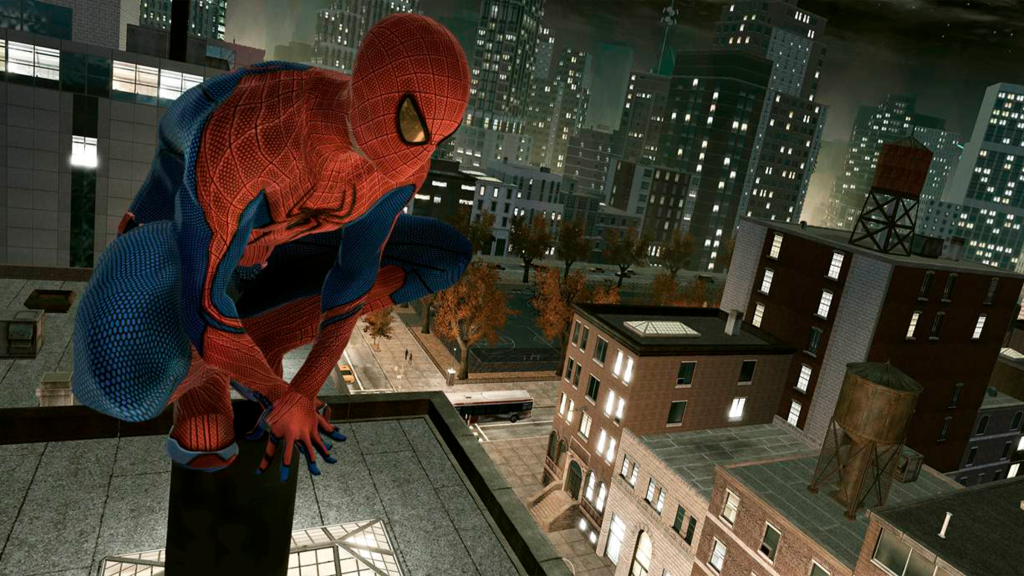A screenshot from The Amazing Spider-Man (2012).