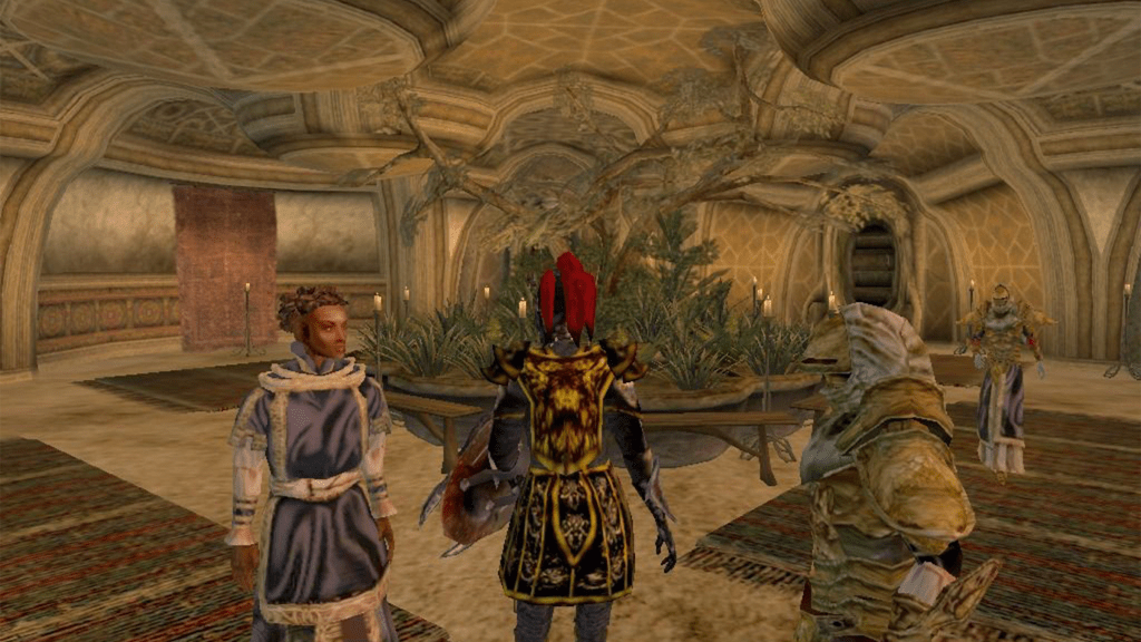 A screenshot from The Elder Scrolls III: Morrowind.