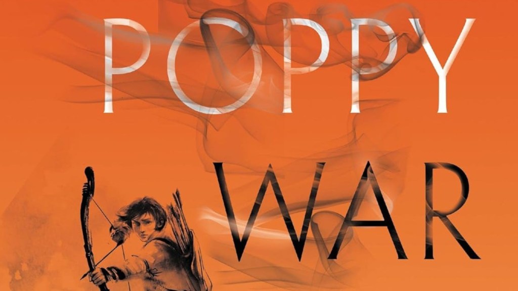 The cropped cover of The Poppy War by R.F. Kuang
