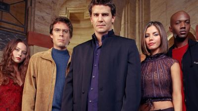 The cast of Angel