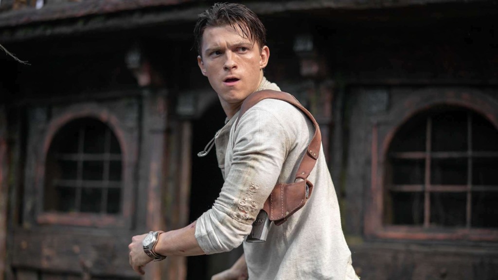 Tom Holland as Nathan Drake in Uncharted