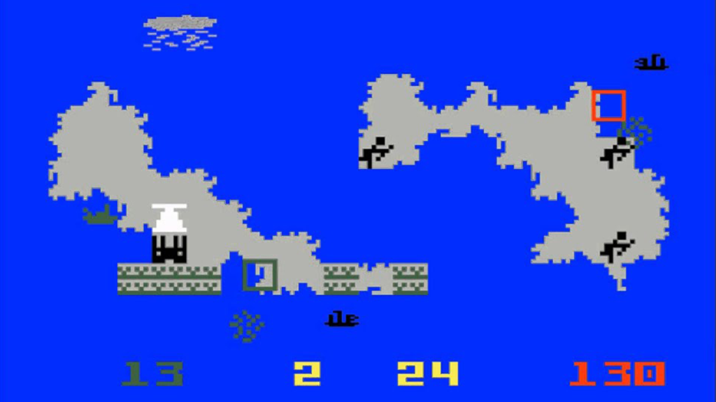 A screenshot from Utopia (1981).