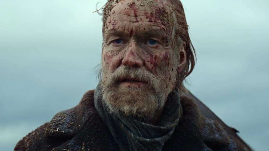 Jorma Tommila as Aatami Korpi in action movie Sisu