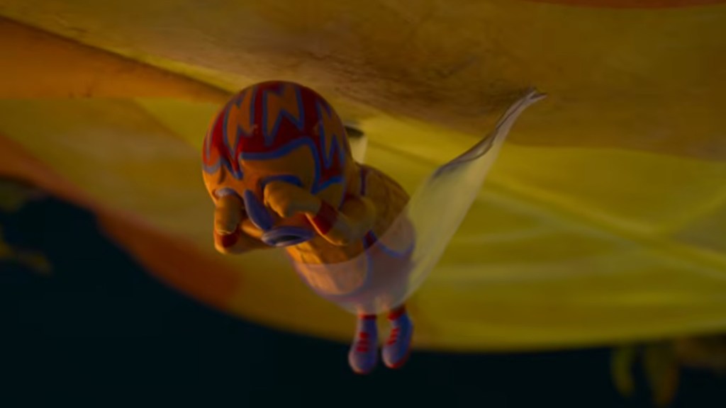 Dr Nutcase crying in the trailer for Toy Story 5