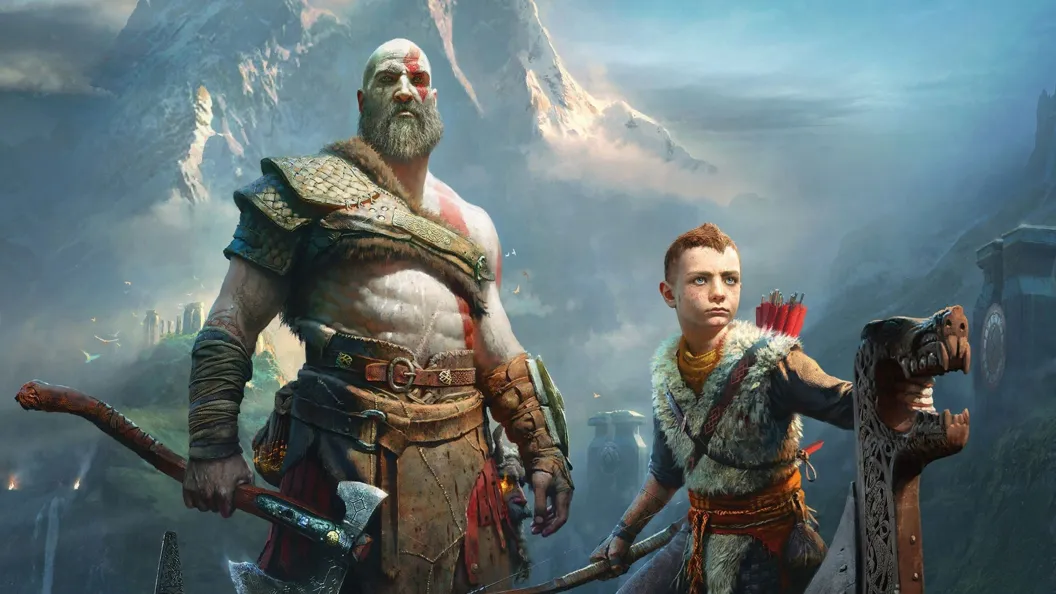 God of War TV series promotional image featuring protagonist Kratos