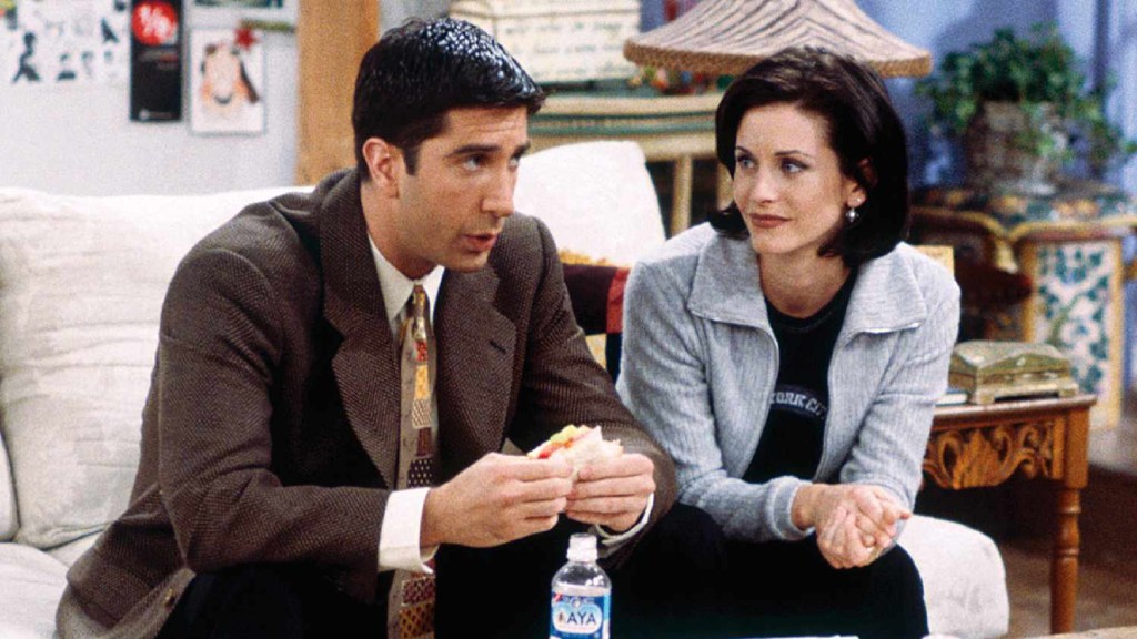 Ross and Monica in Friends