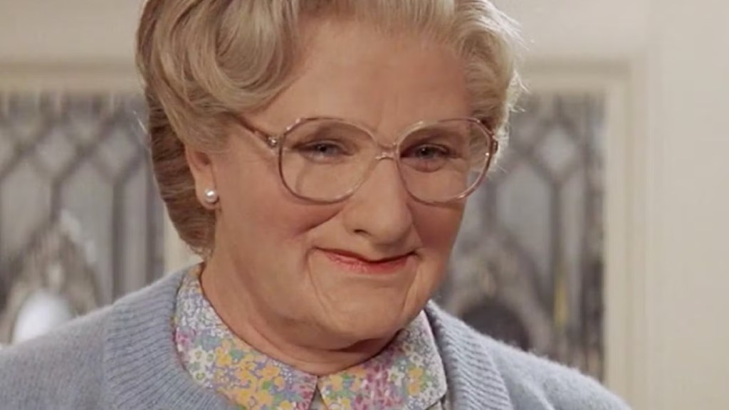 Robin Williams en La señora Doubtfire (1993)