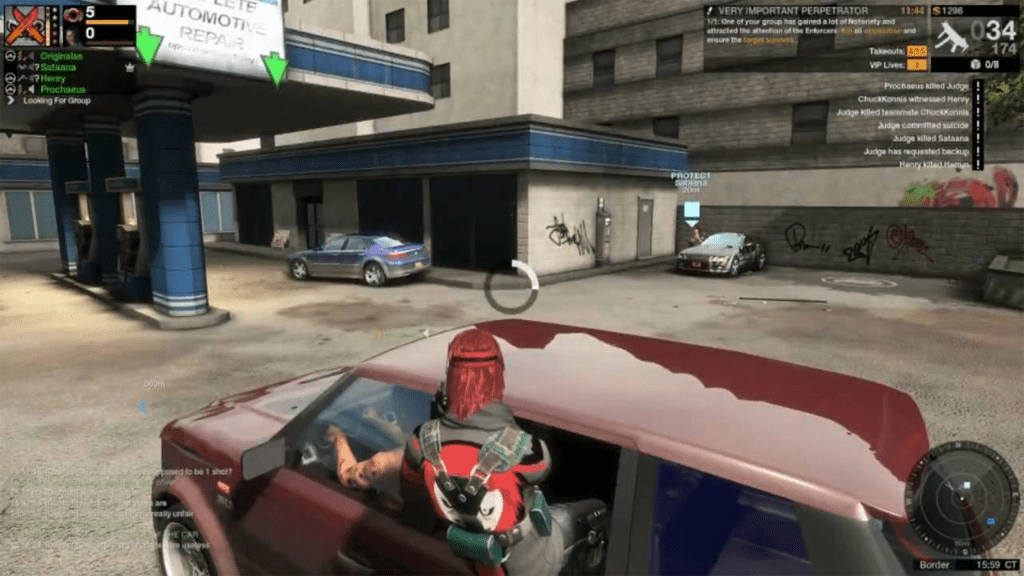 A screenshot from APB: All Points Bulletin.