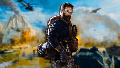 Captain Price from Call of Duty Modern Warfare in front of gameplay from Battlefield 6