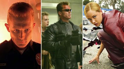 Collage with multiple Terminator models