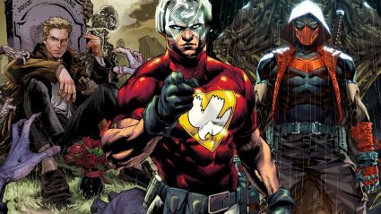 Constantine, Peacemaker and Red Hood in DC Comics