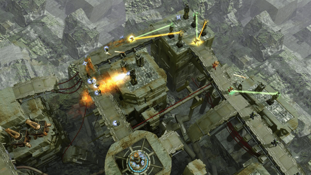 A screenshot from Defense Grid: The Awakening.
