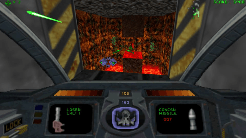 A screenshot from Descent.