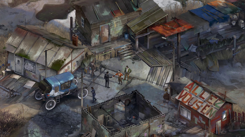 A screenshot from Disco Elysium.