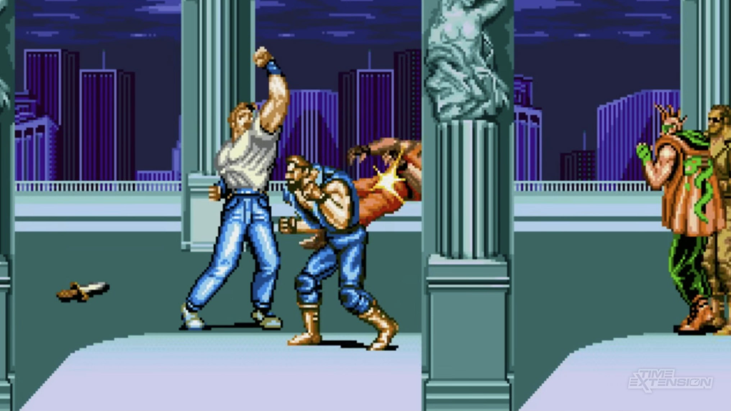 A screenshot from Final Fight.