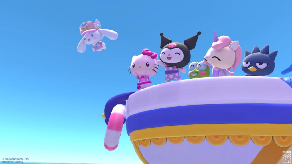 Hello Kitty Island Adventure City Town DLC Ship