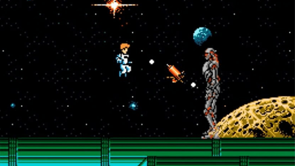 A screenshot from Journey to Silius.