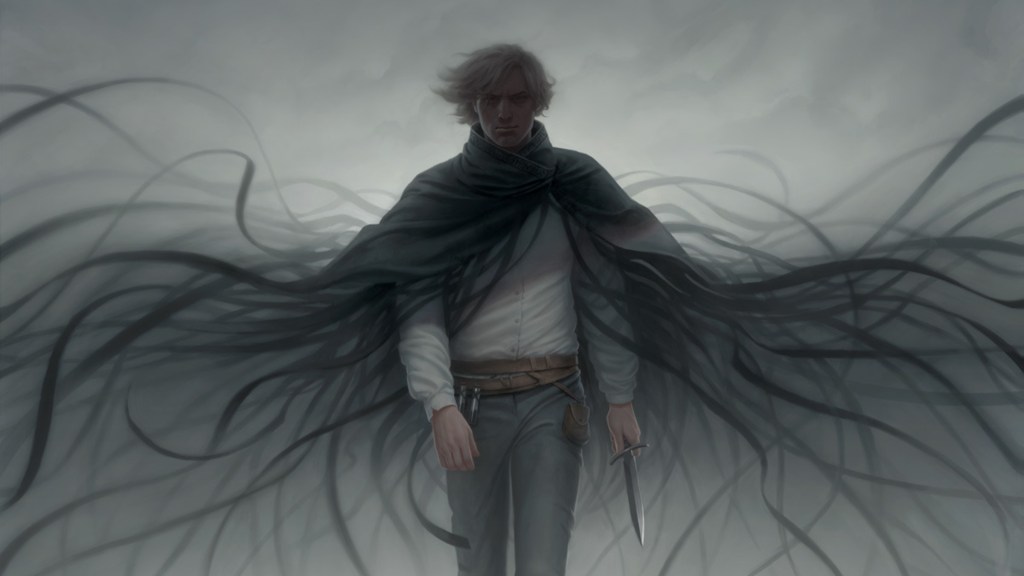 Kelsier on Mistborn Secret History Cover
