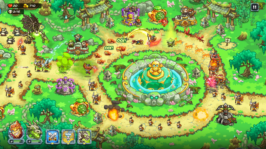 A screenshot from Kingdom Rush 5: Alliance.
