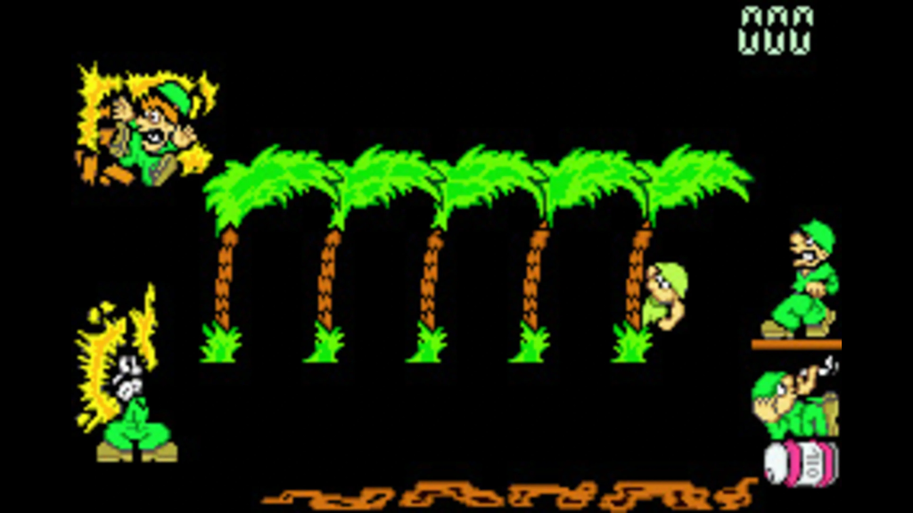 A screenshot from Marioโs Bombs Away.