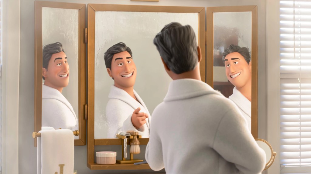 Mayor Jerry smiling in Hoppers