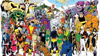 X-Men characters from Chris Claremont's X-Men run drawn by John Byrne