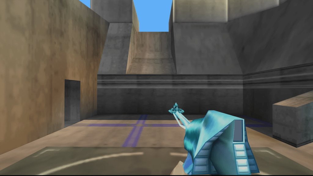 A screenshot from Perfect Dark.