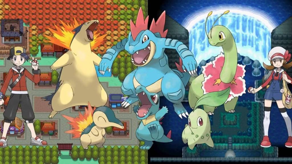 Pokemon HeartGold and SoulSilver starters, evolutions, and trainers