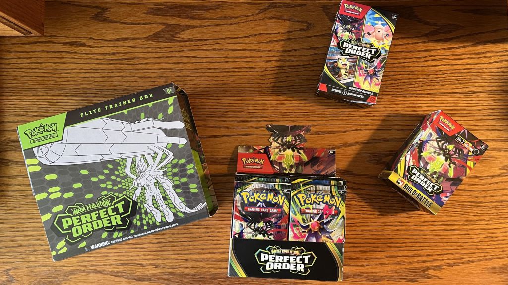 Pokemon TCG Mega Evolution Perfect Order Product Lineup