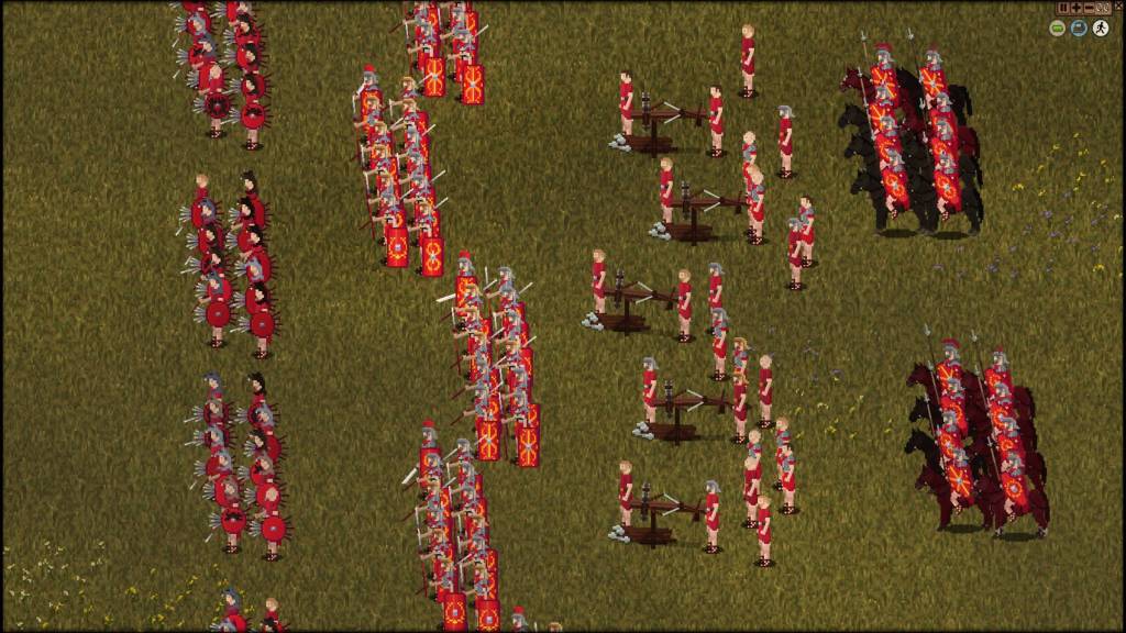 A group of roman soldiers in Roma Invicta.