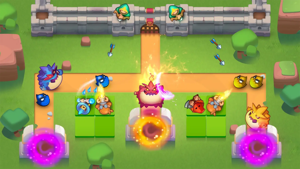A screenshot from Rush Royale.