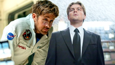 Ryan Gosling in Project Hail Mary and Leonardo DiCaprio in Inception