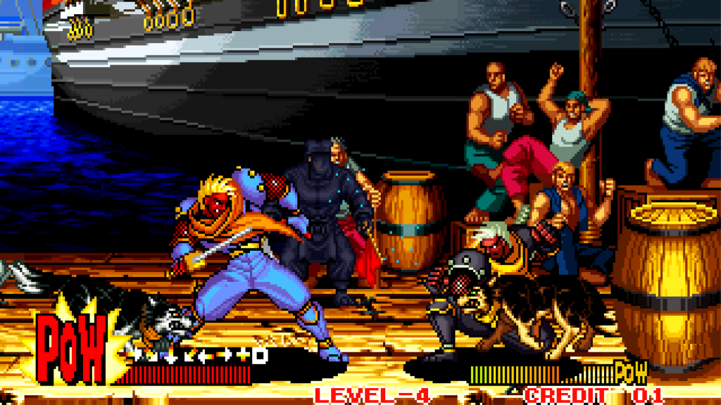 A screenshot from Samurai Showdown II.
