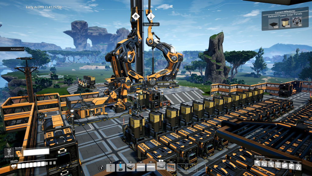A screenshot from Satisfactory.