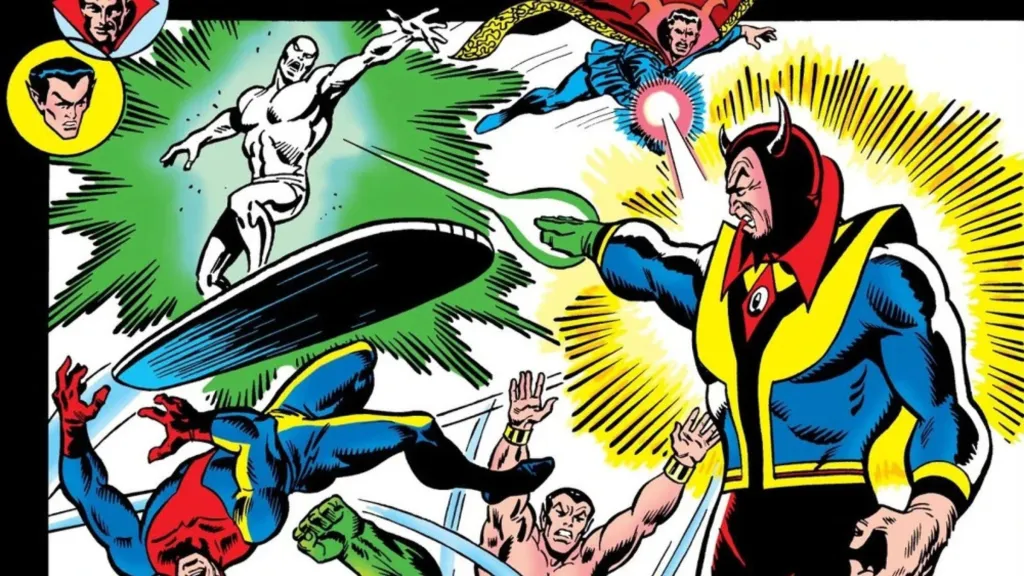 Silver Surfer in the Defenders