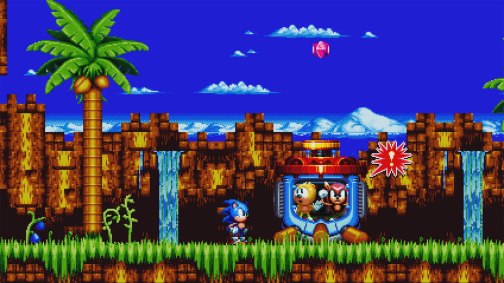 A screenshot from Sonic Mania Plus on the Nintendo Switch.