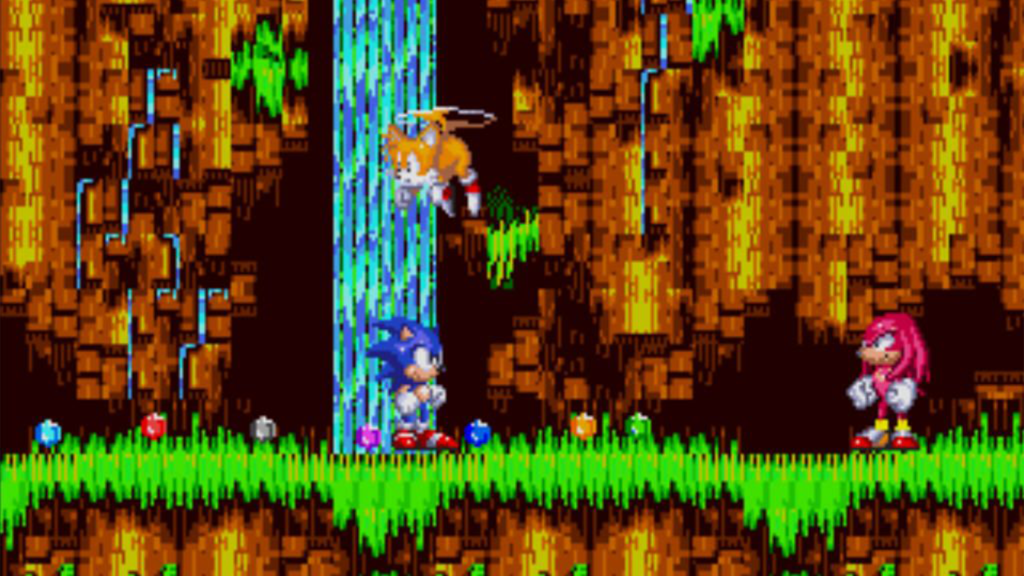 A screenshot from Sonic the Hedgehog 3 on the Sega Genesis.