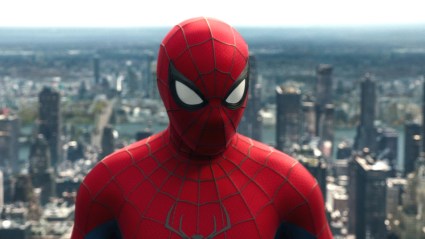 Spider Man on rooftop in Brand New Day
