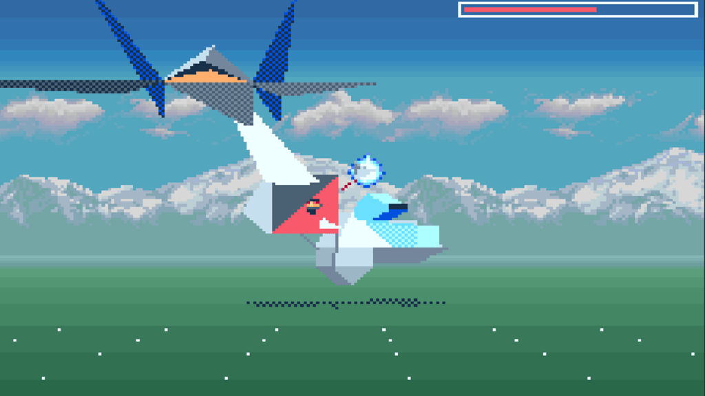 A screenshot from Star Fox on the Super Nintendo Entertainment System.