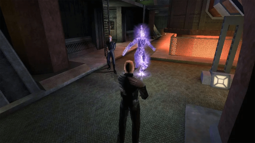 A screenshot from Star Trek: Deep Space Nine: The Fallen.