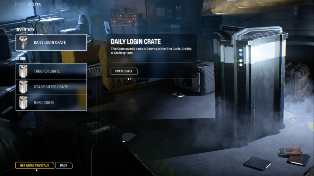 A Loot boxin Star Wars: Battlefront II.