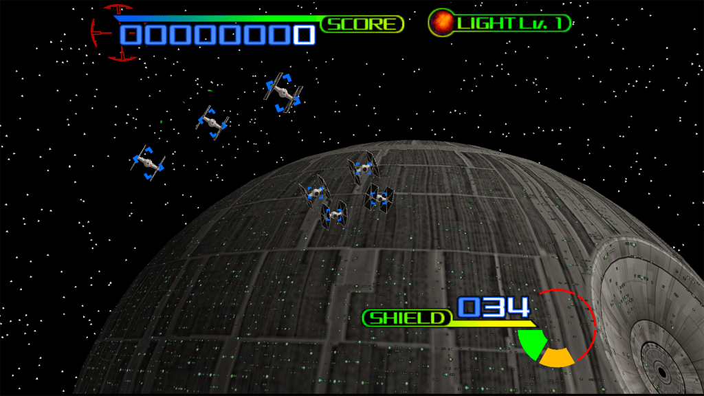A screenshot from Star Wars Trilogy Arcade.